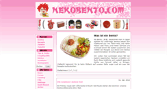 Desktop Screenshot of nekobento.com
